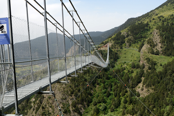 Puente Tibetano en Canillo Puente Tibetano en Canillo