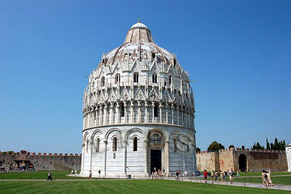 Pisa, El Baptisterio