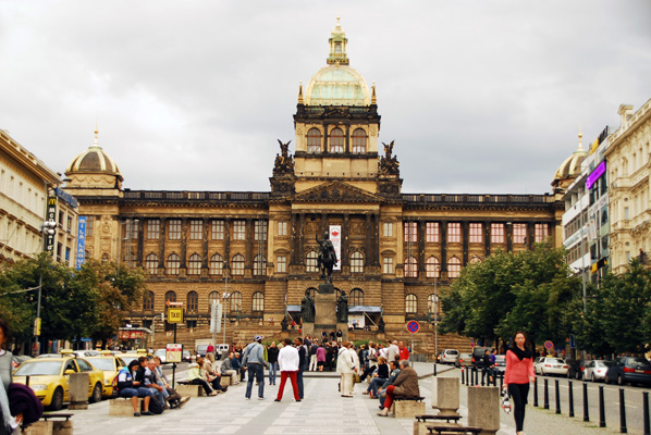 Praga, Plaza de Wenceslao