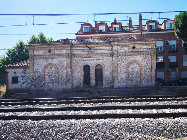 Humanes de Madrid, antigua estación de ferrocarril