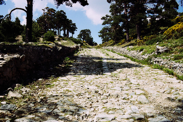Cercedilla, Calzada romana