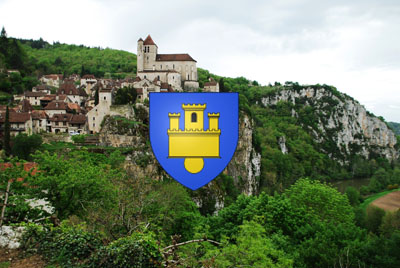 Escudo de Saint-Cirq Lapopie