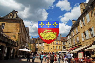 Escudo de Sarlat-La-Caneda