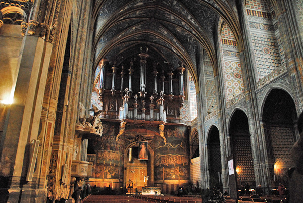 Albi, Interior de la Catedral de Santa Cecilia