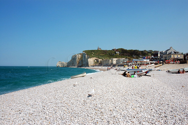 Étretat, Playa