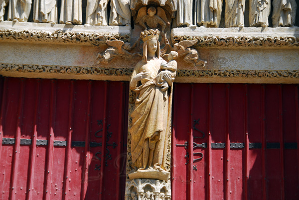 Amiens, Portal de la Virgen de la Catedral Notre-Dame de Amiens