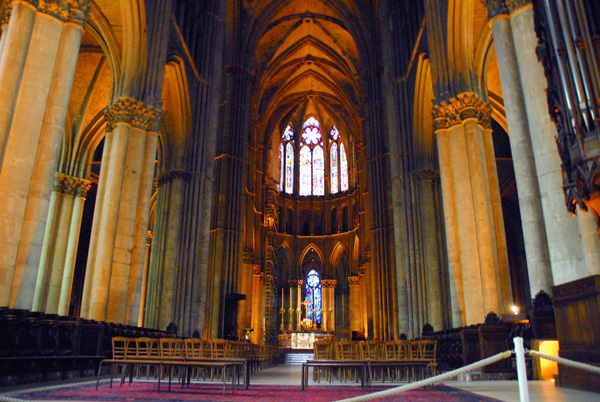 Interior de la Catedral de Notre-Dame de Reims