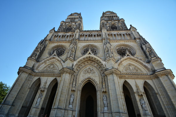 Orleans, Fachada Principal, de la Catedral Sainte-Croix