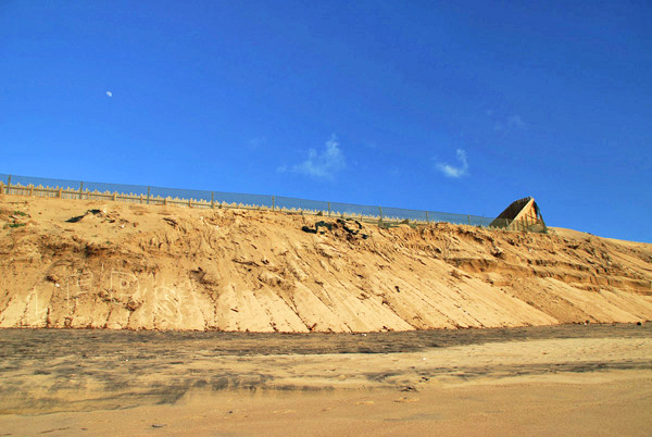 Ofir, Playa de dunas
