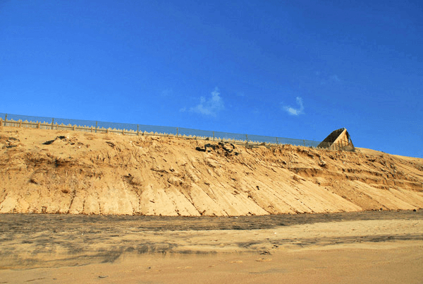 Ofir, Playa de dunas