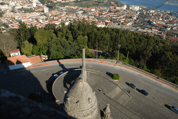 Viana do Castelo, Vistas desde el Santuario de Santa Lucía